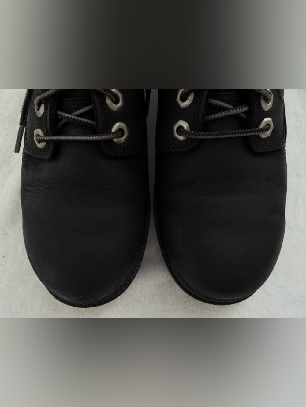 Timberland Waterproof Chukka Boots Combat Moto Boots Black Nubuck Size 7.5 - Picture 4 of 16